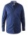 D555 Chilton LS Shirt Navy - Camisas - Camisas 2XL-10XL