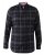 D555 Harwich Flannel Check Shirt Black - Camisas - Camisas 2XL-10XL