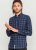 D555 Dovercourt Flannel Check Shirt Blue and Black - Camisas - Camisas 2XL-10XL
