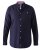 D555 Colchester LS shirt Navy - Camisas - Camisas 2XL-10XL