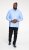 D555 Richard Long Sleeve Oxford Shirt Sky Blue - Camisas - Camisas 2XL-10XL