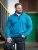 D555 Conway 1 1/4 Zip Neck Fleece Sweatshirt With Bear Logo Teal - Sudaderas - Sudaderas 2XL-12XL