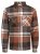 Jack & Jones Darren Flannel Overshirt marrón - Camisas - Camisas 2XL-10XL
