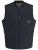 Jack & Jones Hero Liner Quilted Gilet Vest Black - Chalecos - Chalecos en tallas grandes