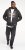 D555 KNEBWORTH Full Zip Hoody With Chest Print Black - Sudaderas - Sudaderas 2XL-12XL