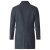 D555 Terry Checked Overcoat Charcoal - Chaquetas - Chaquetas Tallas Grandes 2XL-8XL