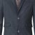 D555 Terry Checked Overcoat Charcoal - Chaquetas - Chaquetas Tallas Grandes 2XL-8XL