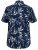 D555 FINLEY Hawaiian AO Print Shirt Navy - Camisas - Camisas 2XL-10XL