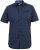 D555 BRODY S/S Micro AO Print Shirt Navy - Camisas - Camisas 2XL-10XL