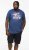 D555 BRADFORD Skeleton Biker Printed T-Shirt Navy - Camisetas - Camisetas - 2XL-14XL
