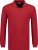 Adamo Peter Comfort fit Long sleeve Polo Red - Polos - Polos 2XL-8XL