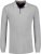Adamo Peter Comfort fit Long sleeve Polo Grey - Polos - Polos 2XL-8XL