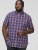 D555 ROYSTON S/S Shirt Navy - Camisas - Camisas 2XL-10XL