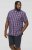 D555 ROYSTON S/S Shirt Navy - Camisas - Camisas 2XL-10XL