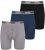 Duke Driver Boxershorts Black, Grey, Navy 3-Pack - Ropa interior - Ropa interior 2XL-8XL