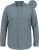 D555 RADCLIFFE Cross Hatch Soft Touch Slub Long Sleeve Shirt With Chest Patch Pocket Charcoal - Camisas - Camisas 2XL-10XL