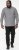 D555 RADCLIFFE Cross Hatch Soft Touch Slub Long Sleeve Shirt With Chest Patch Pocket Charcoal - Camisas - Camisas 2XL-10XL