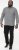 D555 RADCLIFFE Cross Hatch Soft Touch Slub Long Sleeve Shirt With Chest Patch Pocket Charcoal - Camisas - Camisas 2XL-10XL