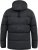 D555 DOMENIC Quilted Puffer Jacket With Half Micro Fleece Lining And Hood Black - Chaquetas - Chaquetas Tallas Grandes 2XL-8XL