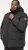 D555 DOMENIC Quilted Puffer Jacket With Half Micro Fleece Lining And Hood Black - Chaquetas - Chaquetas Tallas Grandes 2XL-8XL