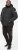 D555 DOMENIC Quilted Puffer Jacket With Half Micro Fleece Lining And Hood Black - Chaquetas - Chaquetas Tallas Grandes 2XL-8XL
