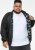 D555 MARSDEN Hybrid Knitted Jacket With Bonded Fleece Lining Black - Chaquetas - Chaquetas Tallas Grandes 2XL-8XL