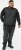 D555 MARSDEN Hybrid Knitted Jacket With Bonded Fleece Lining Black - Chaquetas - Chaquetas Tallas Grandes 2XL-8XL