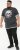 D555 DARREN Skull Printed T-Shirt With Double Layer On Hem & Cuff Black Reno - Camisetas - Camisetas - 2XL-14XL