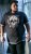 D555 DARREN Skull Printed T-Shirt With Double Layer On Hem & Cuff Black Reno - Camisetas - Camisetas - 2XL-14XL