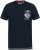 D555 GRAHAM YOSEMITE Chest And Back Printed Crew Neck T-Shirt Navy - Camisetas - Camisetas - 2XL-14XL
