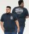 D555 GRAHAM YOSEMITE Chest And Back Printed Crew Neck T-Shirt Navy - Camisetas - Camisetas - 2XL-14XL