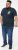 D555 GRAHAM YOSEMITE Chest And Back Printed Crew Neck T-Shirt Navy - Camisetas - Camisetas - 2XL-14XL