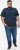 D555 SANDFORD Double Layer On Neck Ribs And Hem Waffle Textured T-Shirt Navy - Camisetas - Camisetas - 2XL-14XL