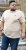 D555 SANDFORD Double Layer On Neck Ribs And Hem Waffle Textured T-Shirt Beige - Camisetas - Camisetas - 2XL-14XL