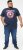 D555 ROGERS Official Captain America Printed T-Shirt Dark Navy - Camisetas - Camisetas - 2XL-14XL