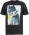 D555 MARTIN Official Batman Printed T-Shirt Washed Black - Camisetas - Camisetas - 2XL-14XL