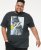 D555 MARTIN Official Batman Printed T-Shirt Washed Black - Camisetas - Camisetas - 2XL-14XL
