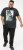 D555 MARTIN Official Batman Printed T-Shirt Washed Black - Camisetas - Camisetas - 2XL-14XL