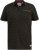 D555 RAUL AOP Jersey Polo With Jacquard Collar, Ribs And Chest Pocket Black - Polos - Polos 2XL-8XL