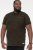 D555 RAUL AOP Jersey Polo With Jacquard Collar, Ribs And Chest Pocket Black - Polos - Polos 2XL-8XL