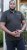 D555 RAUL AOP Jersey Polo With Jacquard Collar, Ribs And Chest Pocket Black - Polos - Polos 2XL-8XL