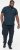 D555 OAKLEY AOP Jersey Polo With Jacquard Collar, Ribs And Chest Pocket Navy - Polos - Polos 2XL-8XL