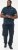 D555 OAKLEY AOP Jersey Polo With Jacquard Collar, Ribs And Chest Pocket Navy - Polos - Polos 2XL-8XL
