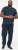 D555 OAKLEY AOP Jersey Polo With Jacquard Collar, Ribs And Chest Pocket Navy - Polos - Polos 2XL-8XL