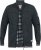 D555 ABERDARE Knitted Zip Through Sweater With Bonded Check Lining Charcoal Marl - Sudaderas - Sudaderas 2XL-12XL