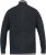 D555 ABERDARE Knitted Zip Through Sweater With Bonded Check Lining Charcoal Marl - Sudaderas - Sudaderas 2XL-12XL