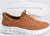 D555 Dartford 1 Kingsize Hands Free Shoes Pu & Faux Suede Top Tan - Calzado de hombre 40-52 - Zapatillas de hombre tallas 40-52