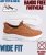 D555 Dartford 1 Kingsize Hands Free Shoes Pu & Faux Suede Top Tan - Calzado de hombre 40-52 - Zapatillas de hombre tallas 40-52