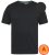 D555 Motherwell Thermal Short Sleeve T-Shirt Black - Ropa interior - Ropa interior 2XL-8XL