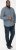 D555 MANGALA Geometric AOP Long Sleeve Shirt With Concealed Button Down Collar Navy - Camisas - Camisas 2XL-10XL